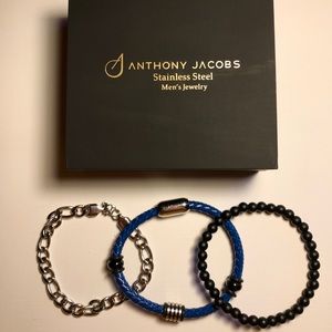 Anthony Jacobs Stainless Steel Cross 